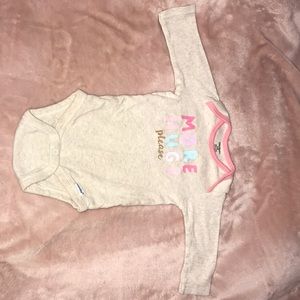 3-6 month baby girl onesie